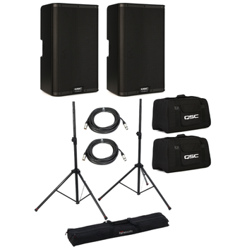 Professional 12-inch powered speaker available for wedding audio rental in Boise Idaho Treasure Valley